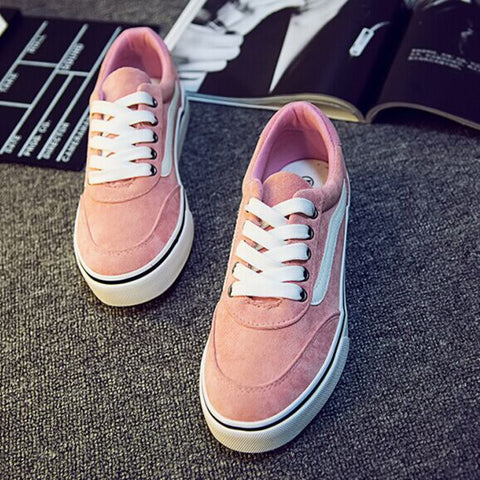 The Flats Casual  Female Low Pink shoes.