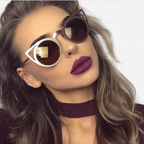 The Cat Eye Sun Glasses Metal