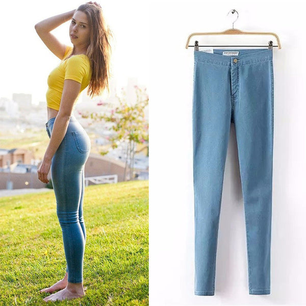 The trousers skinny denim