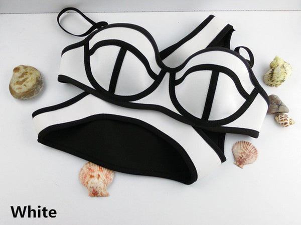 The Neoprene Bikinis.