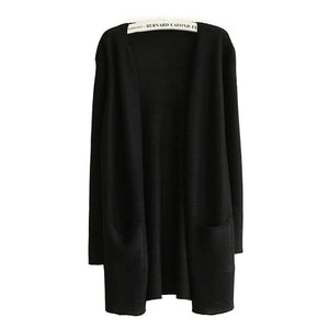The Long Sleeve Wool Cardigan