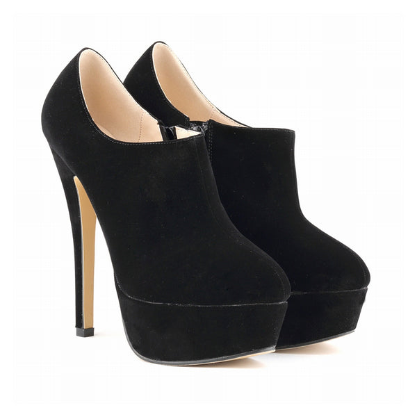 Platform Pumps Black Sexy Stiletto Shoes