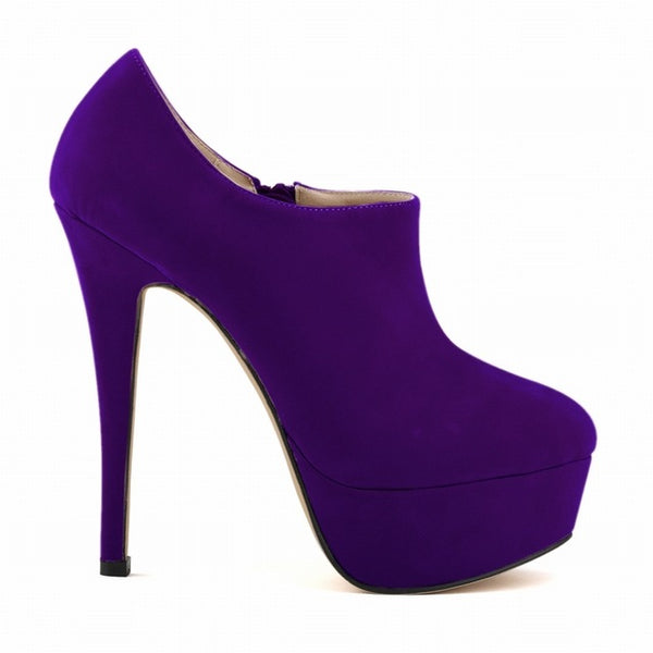 Platform Pumps Black Sexy Stiletto Shoes