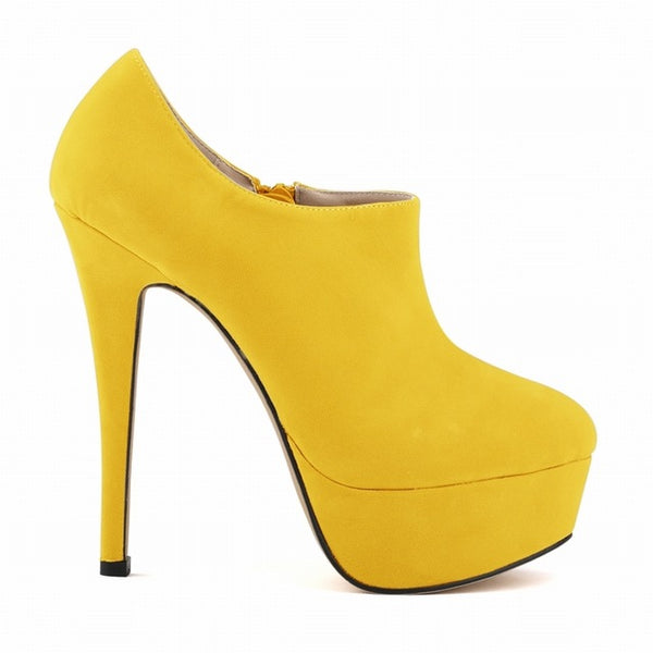 Platform Pumps Black Sexy Stiletto Shoes