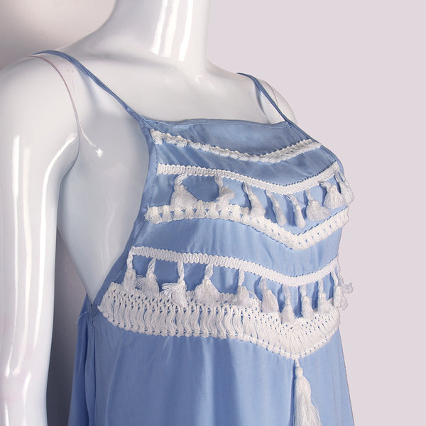 The Tassel Patchwork Loose Dress