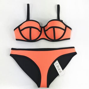 The Neoprene Bikinis.