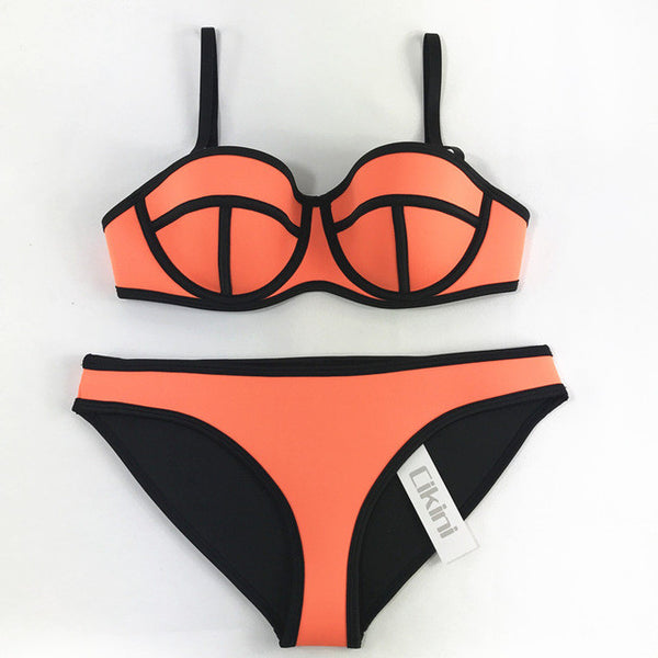 The Neoprene Bikinis.