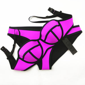 The Neoprene Bikinis.