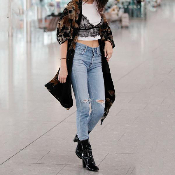 The Vintage ripped jeans pants