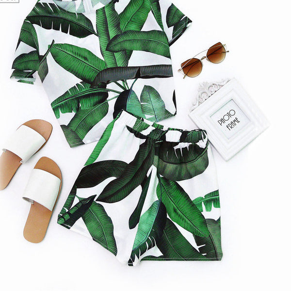 The Green Foliage Shorts