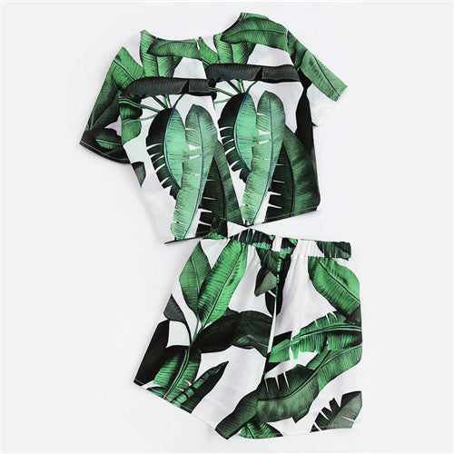 The Green Foliage Shorts