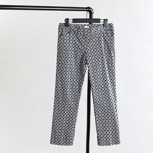 The Geometric Pattern Female Trousers