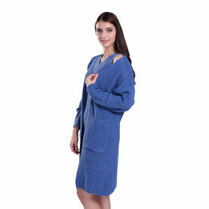 The Knitted Dress&Cardigan With Belt