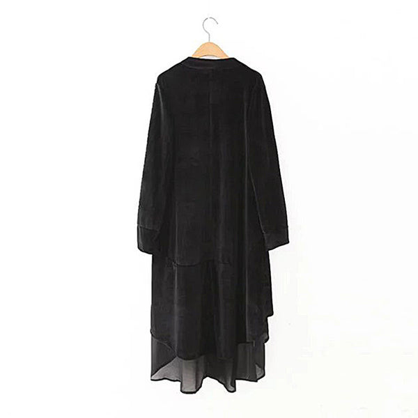 The FinalFit Long Velour Trench Coat