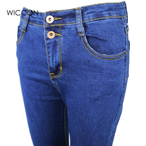 The Casual Denim Skinny Trousers