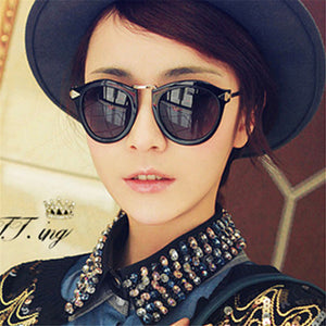 The Retro Cat Eye Round Sunglasses