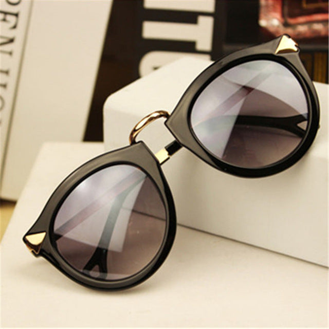 The Retro Cat Eye Round Sunglasses