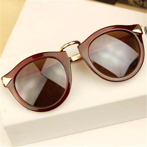 The Retro Cat Eye Round Sunglasses