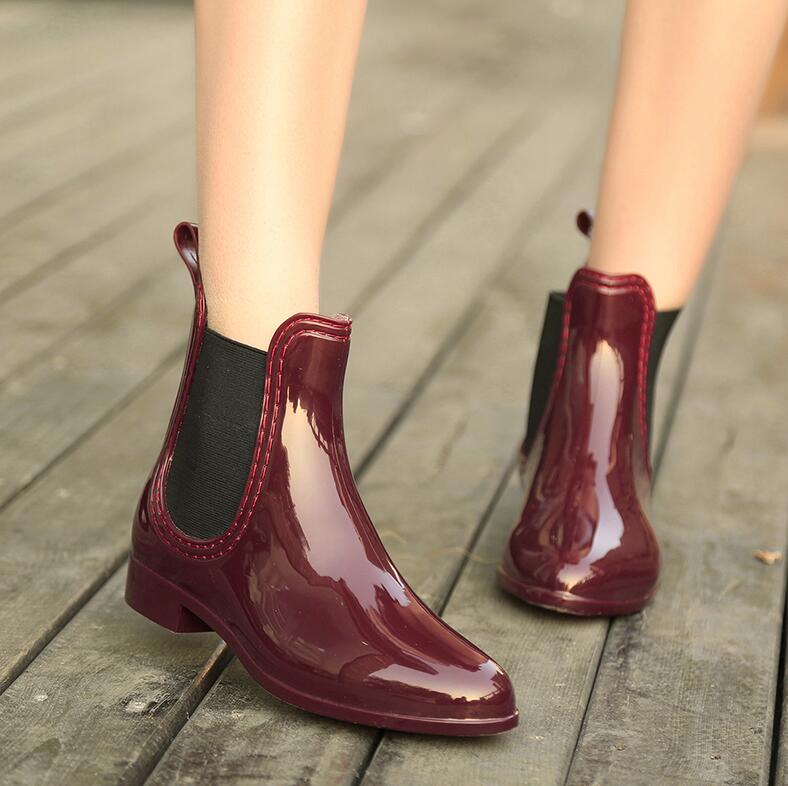 Vinyl pvc Elastic Rain Boot