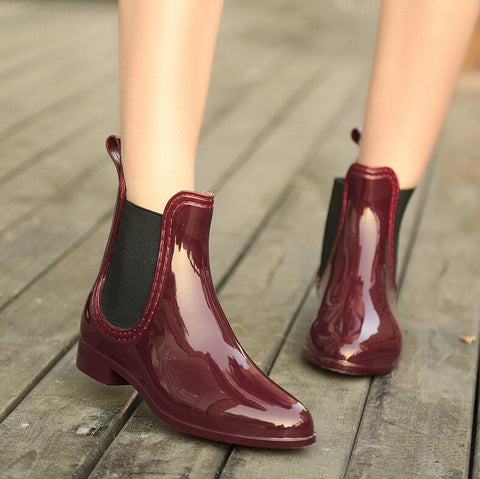 Vinyl pvc Elastic Rain Boot