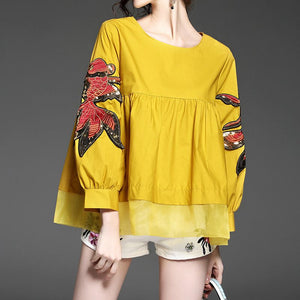 The Fish Embroidery Sequin Long