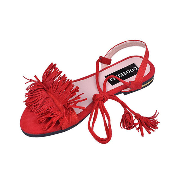 Tassel Cute Straps Flat Sandals