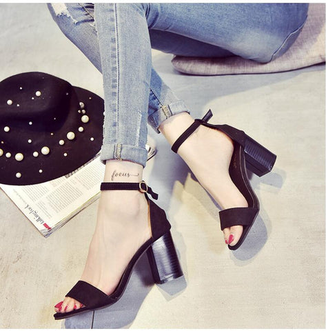 The Think Mid Heel Sandals