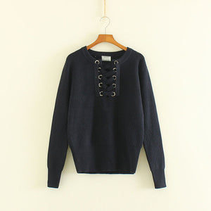 The pullover loose design sweater
