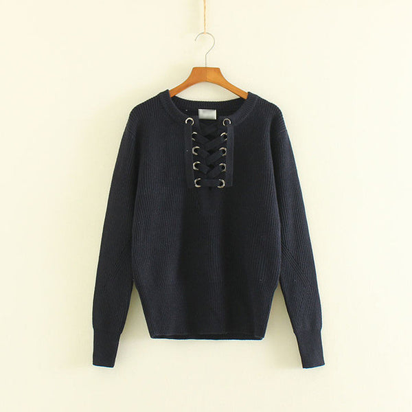 The pullover loose design sweater