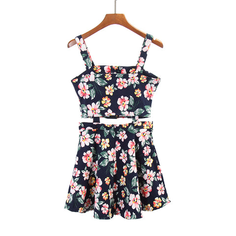 The Skirt Sets Single Breast Short Tank Top