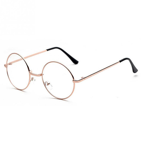 The Round Metal Plain Glasses