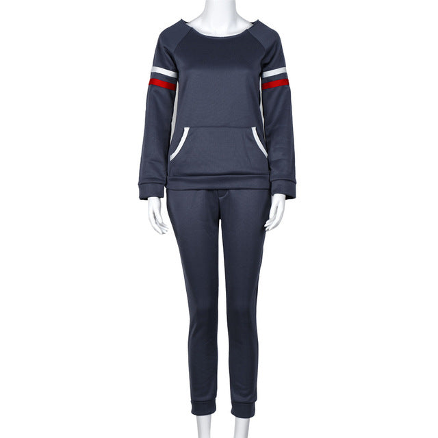 The Long Sleeve Tops +Pants Blusas
