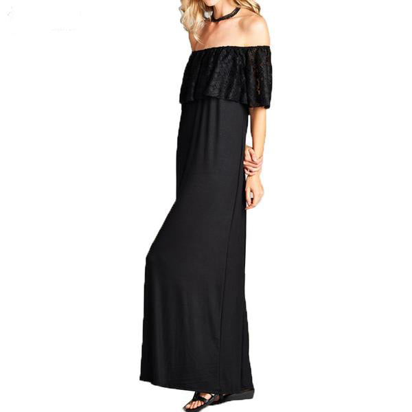 The Lace Crochet Elegant Dress