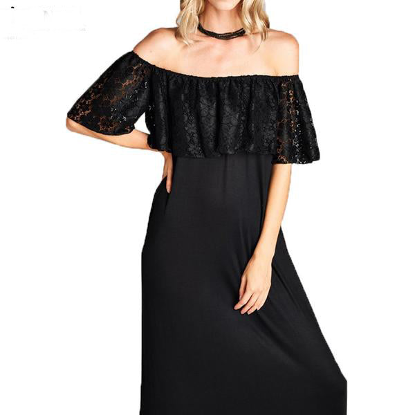 The Lace Crochet Elegant Dress