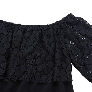 The Lace Crochet Elegant Dress