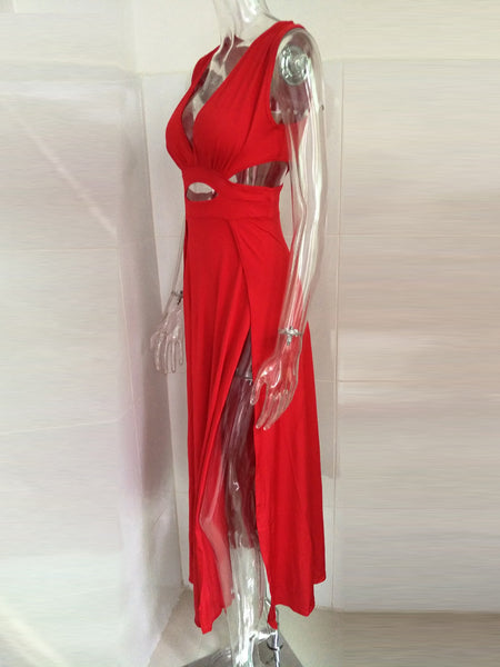 The Plunge V-Neck Party Dress.