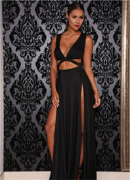 The Plunge V-Neck Party Dress.