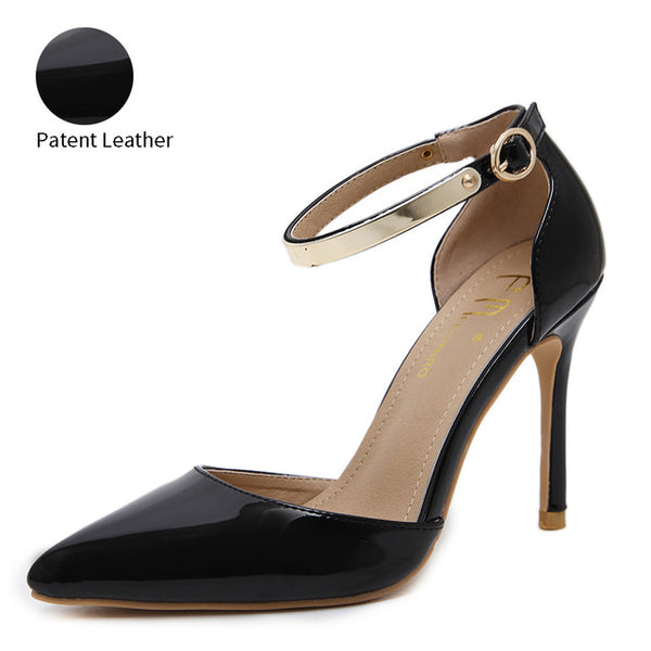 The Patent Leather High heels.
