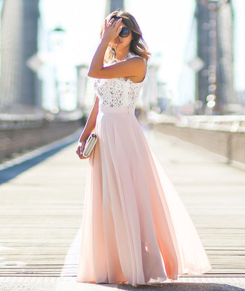 The Maxi Red Beach Long Dress.