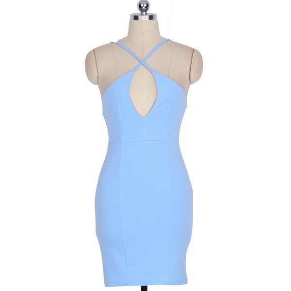 The V-neck Party Beach Dress.