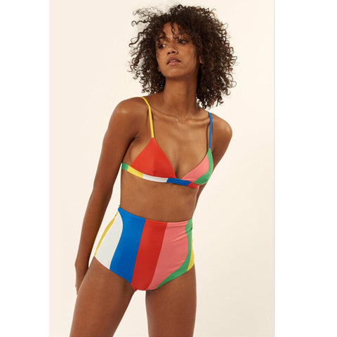 bathingsuit colorblock