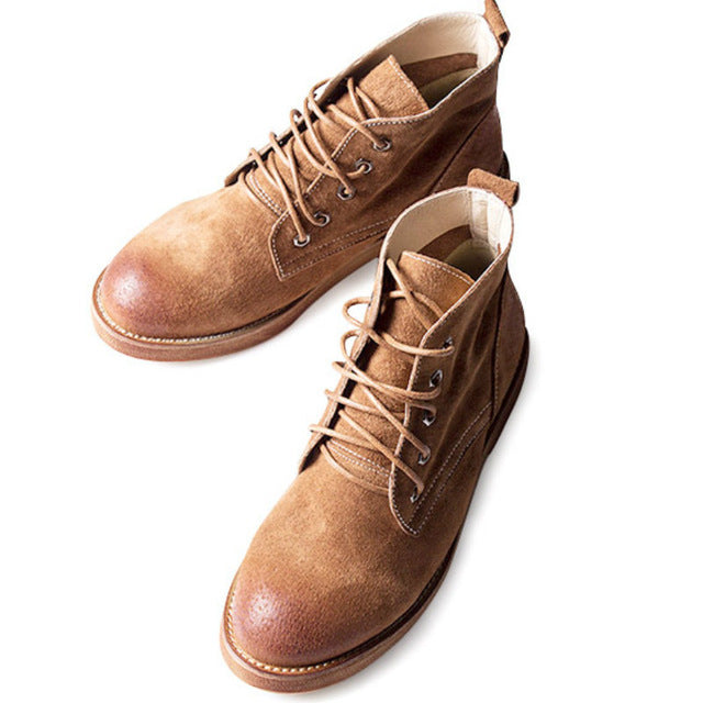 Genuine Leather Laced boots