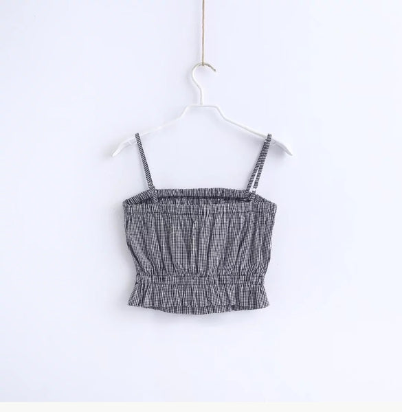 black and white tank