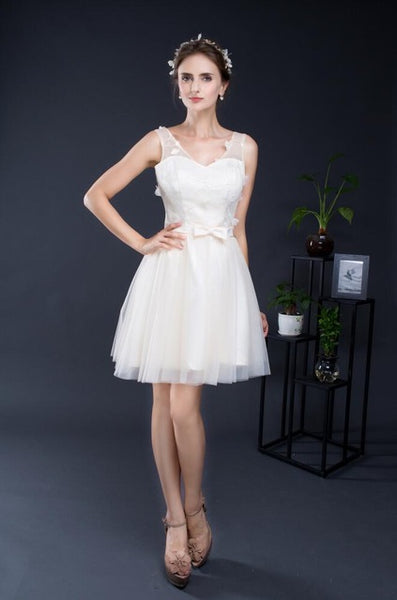 Tulle robe Short Prom Gowns