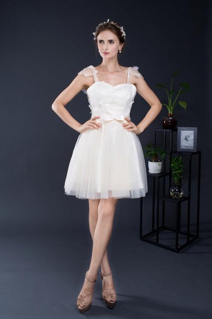 Tulle robe Short Prom Gowns