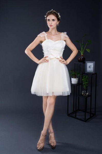Tulle robe Short Prom Gowns