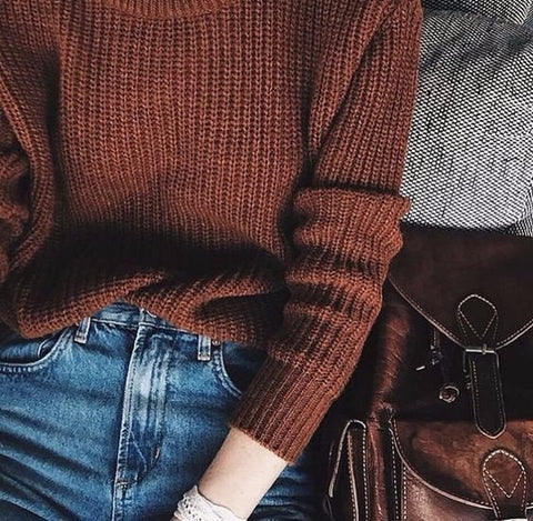 The Swallowtail Female Loose Sweaters